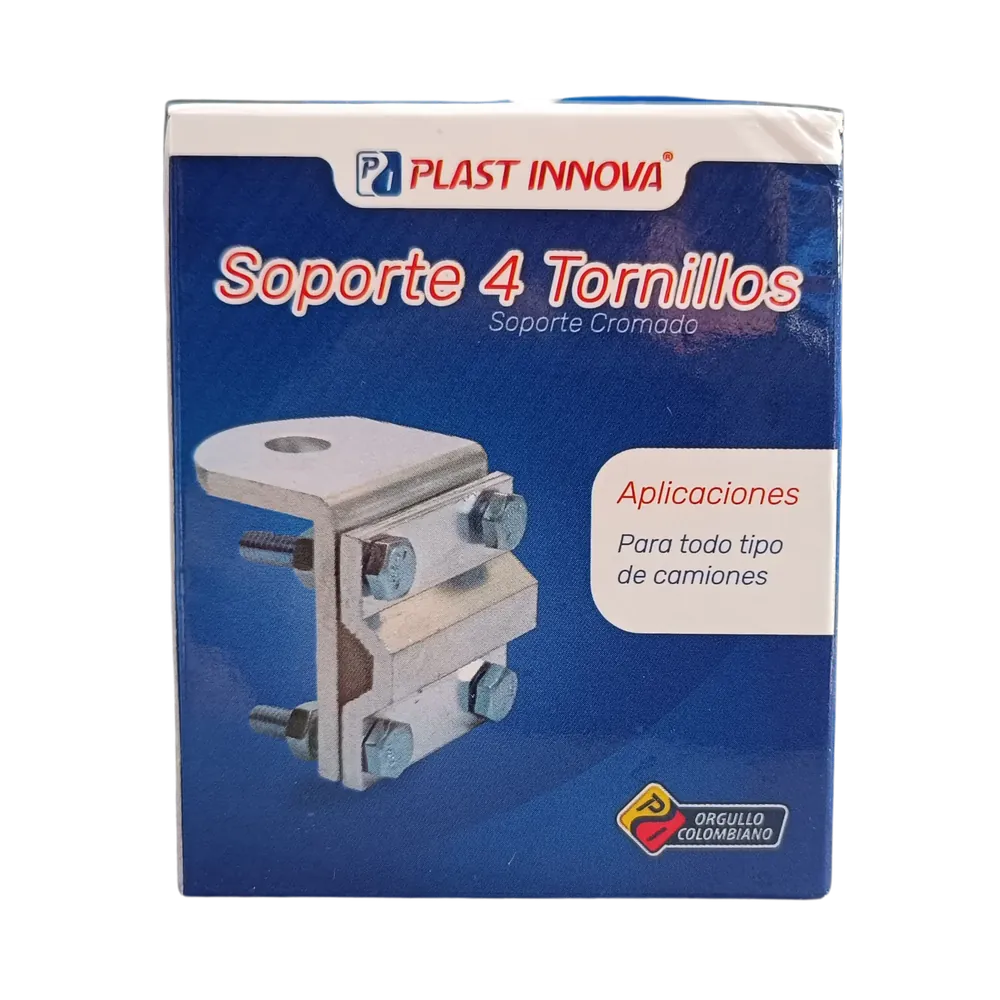 Soporte Aluminio 4 Tornillos